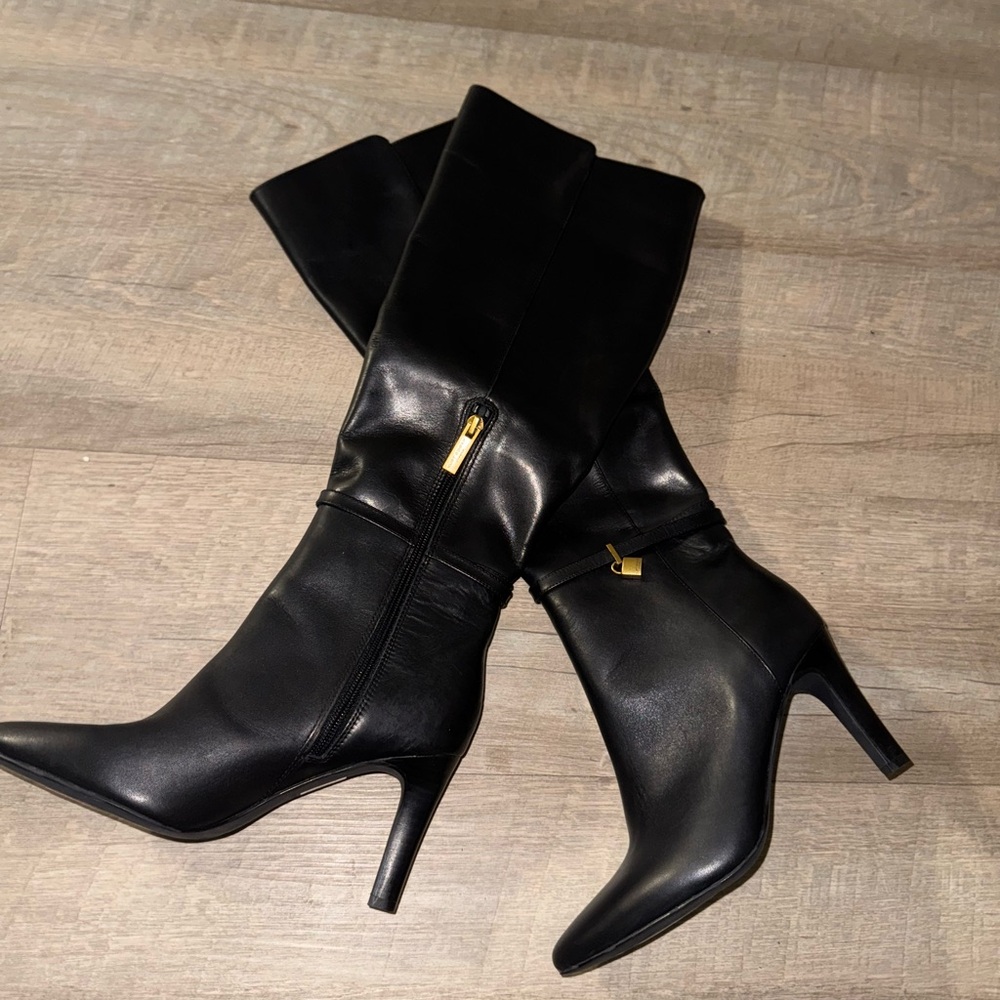 Kurt Geiger Black Brixton Lock boots 6.5 - Picture 6 of 8